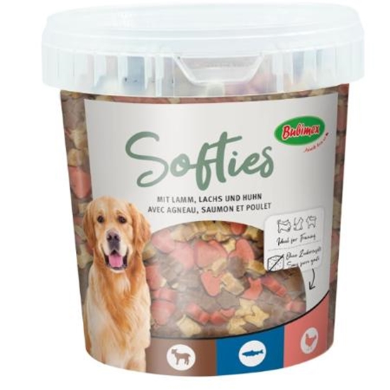 Picture of Bubimex Semi-Moist Treats Duck, Chicken & Salmon 500g